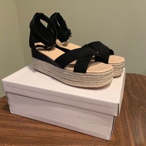JustFab wedged sandal
